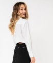 Chemise unie coupe ample femme[MISSING]